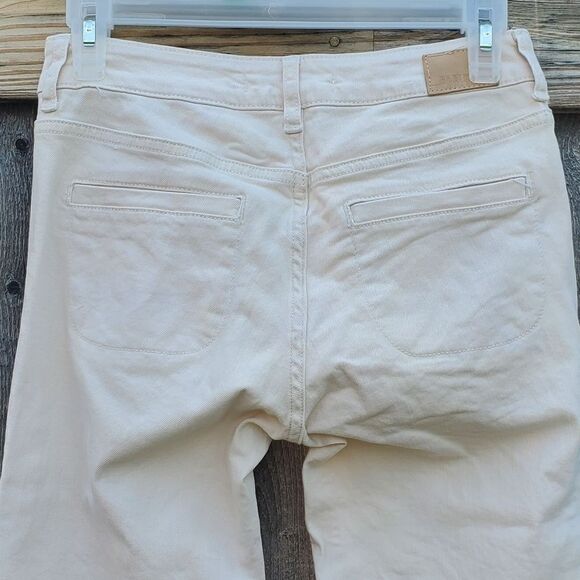 ZARA basic  denim ivory jeans - Picture 15 of 16